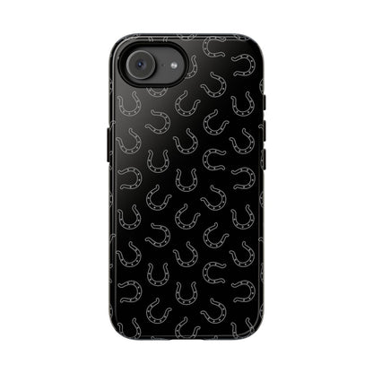 Black Horseshoes Tough Case - iPhone 16e