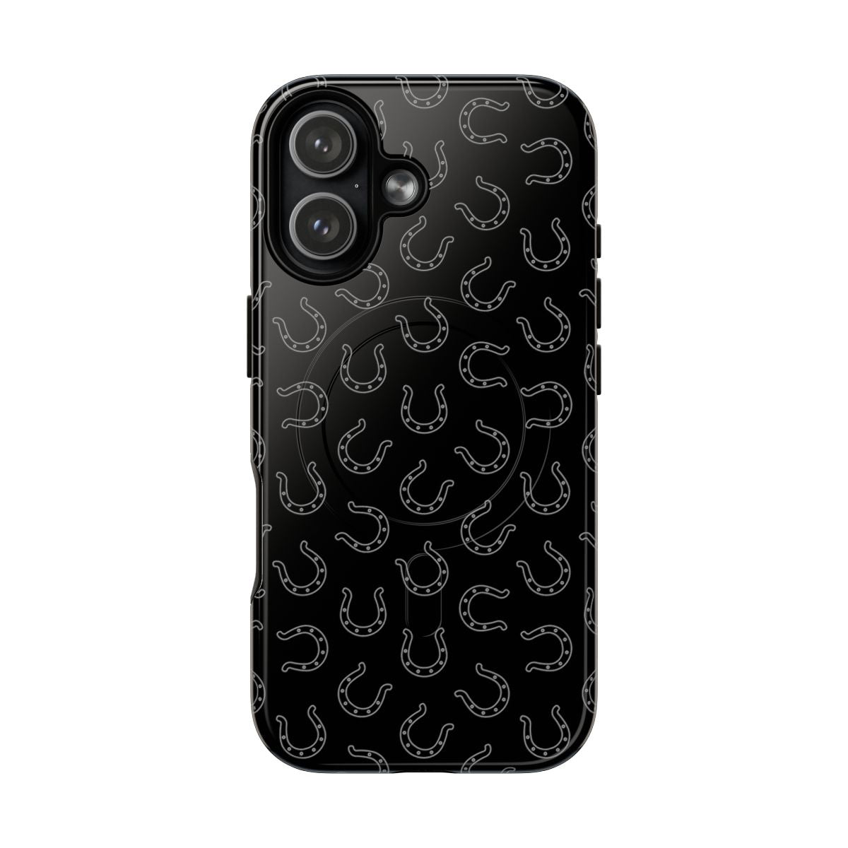 Black Horseshoes Magnetic Case