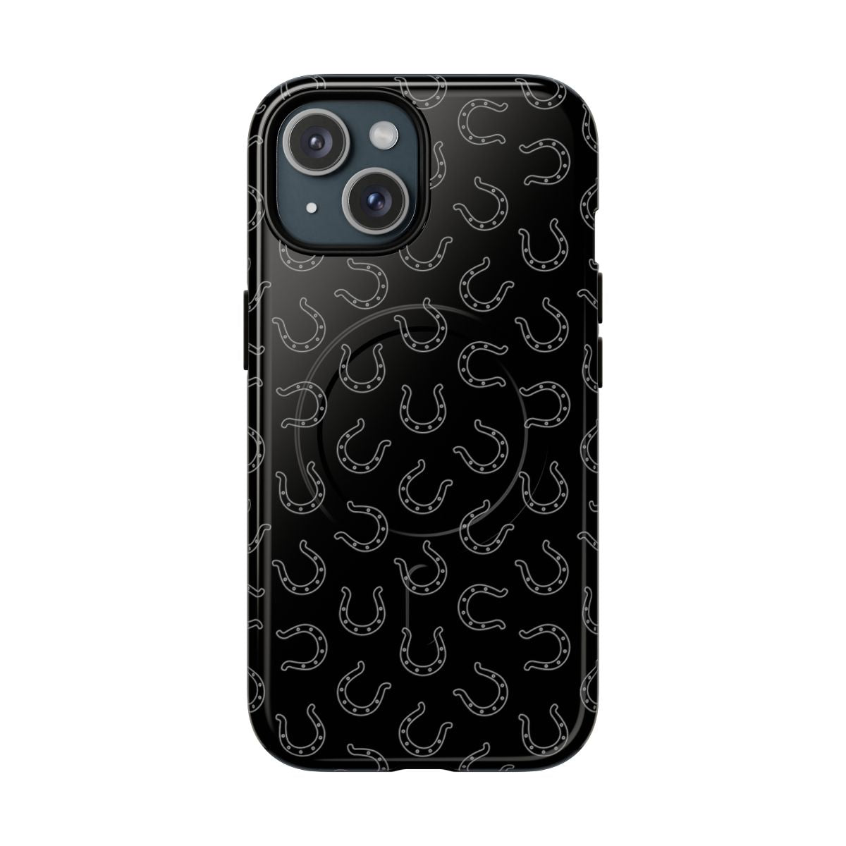 Black Horseshoes Magnetic Case