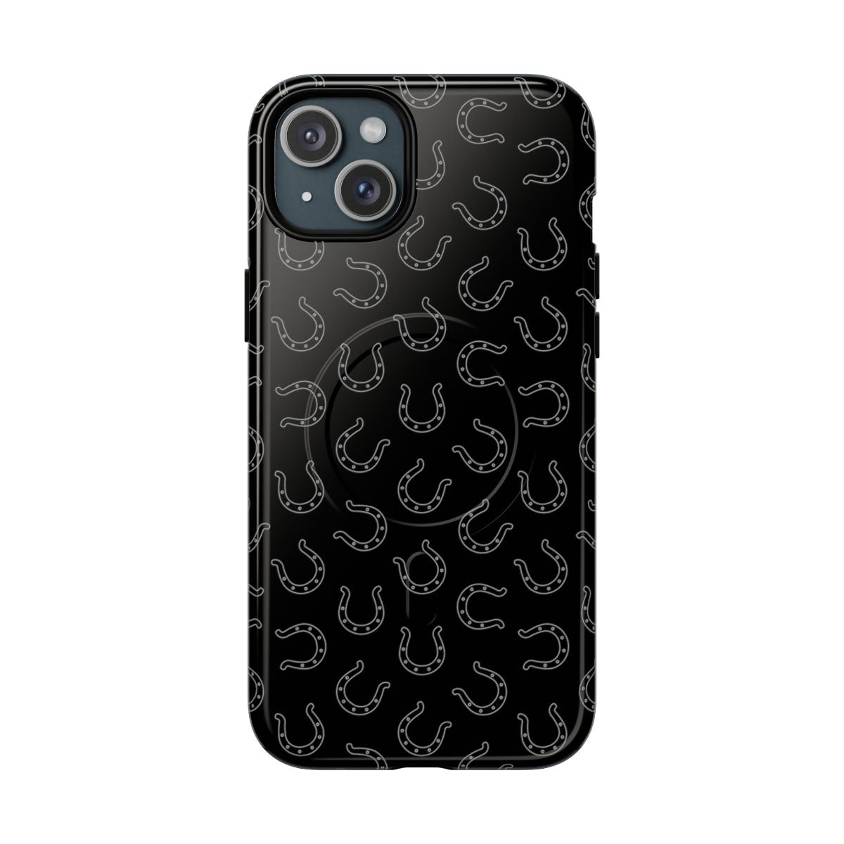 Black Horseshoes Magnetic Case