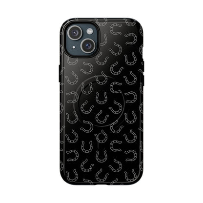 Black Horseshoes Magnetic Case