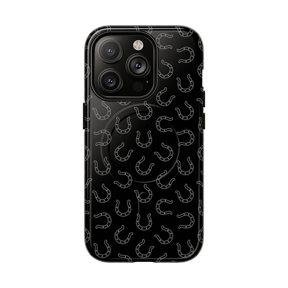 Black Horseshoes Magnetic Case