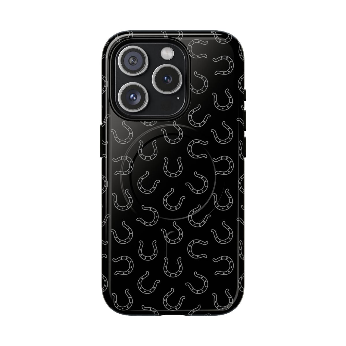 Black Horseshoes Magnetic Case