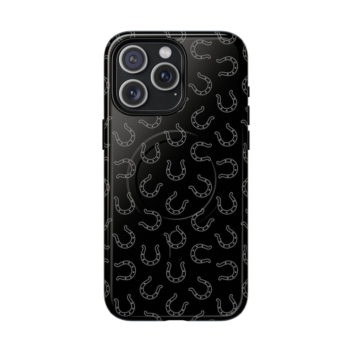 Black Horseshoes Magnetic Case