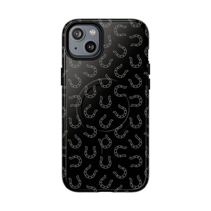 Black Horseshoes Magnetic Case