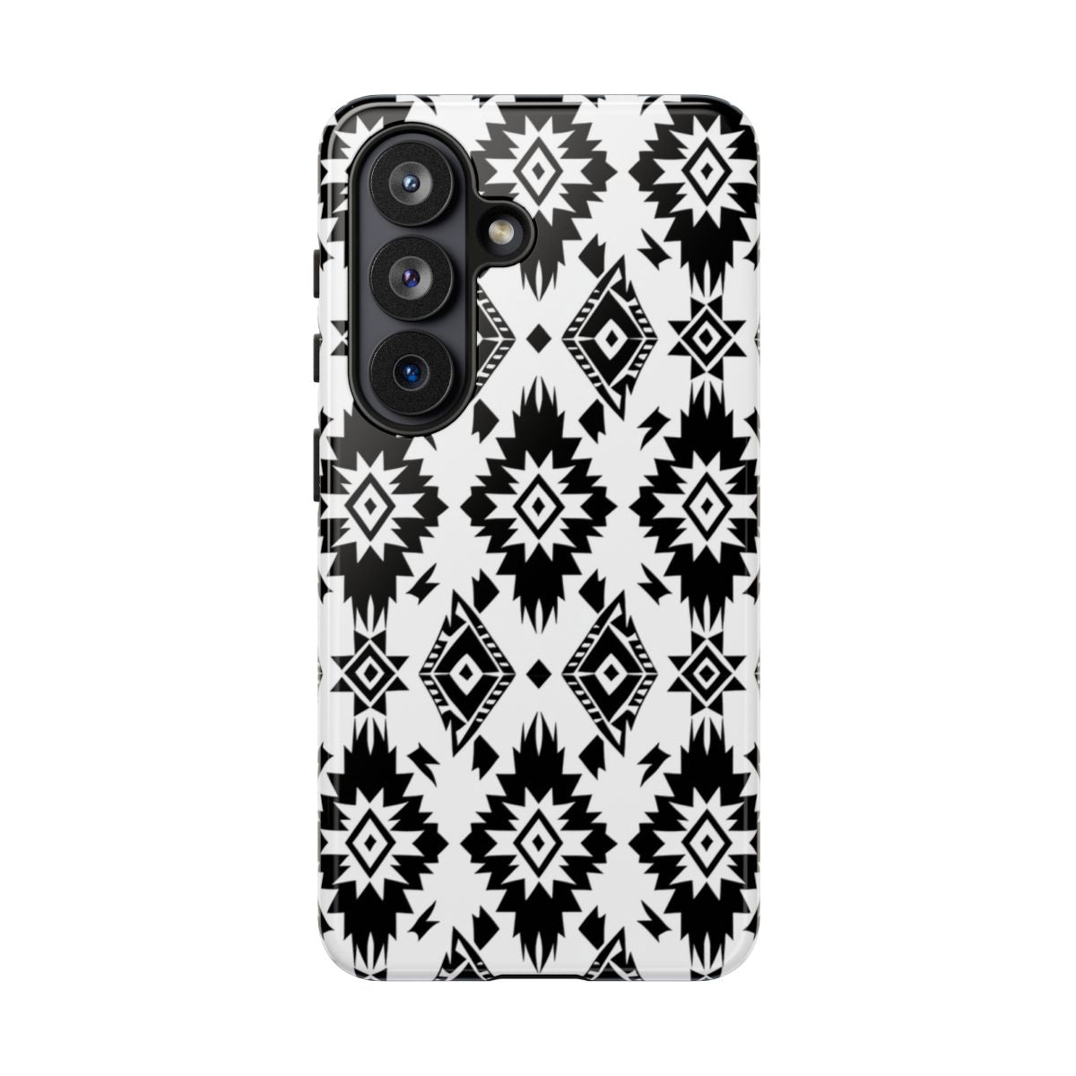 Black White Aztec Tough Case