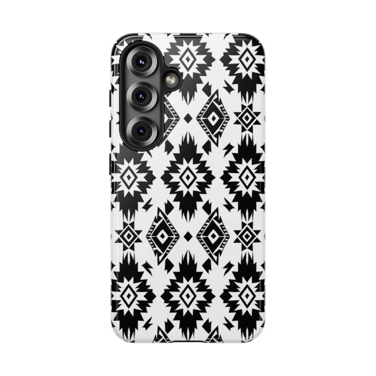 Black White Aztec Tough Case