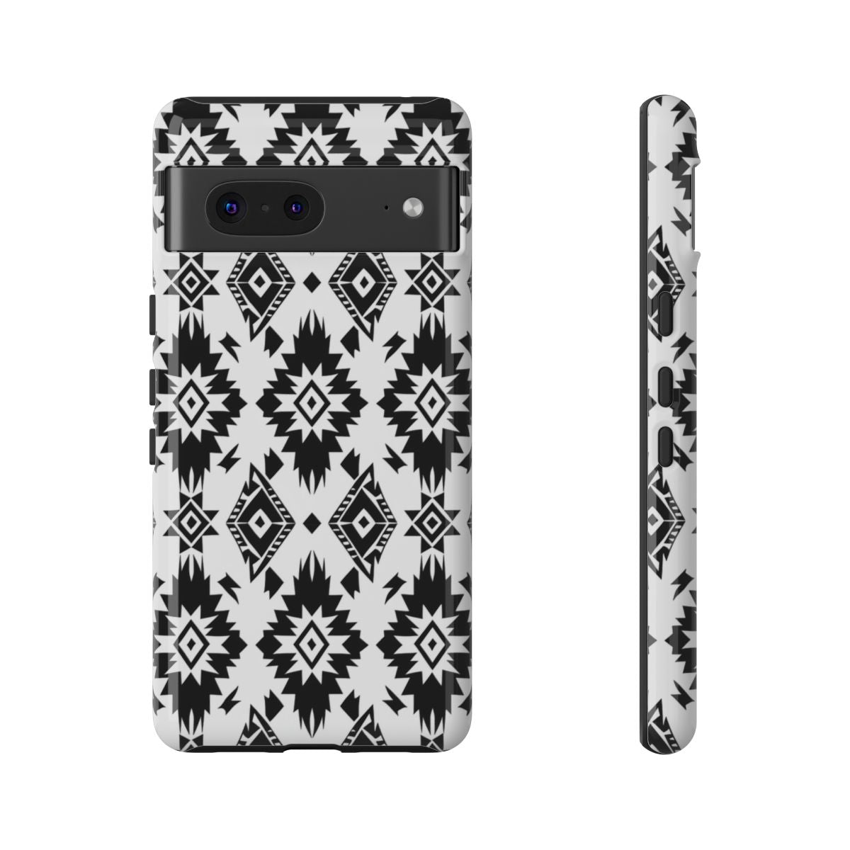 Black White Aztec Tough Case