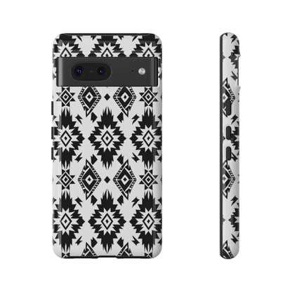 Black White Aztec Tough Case