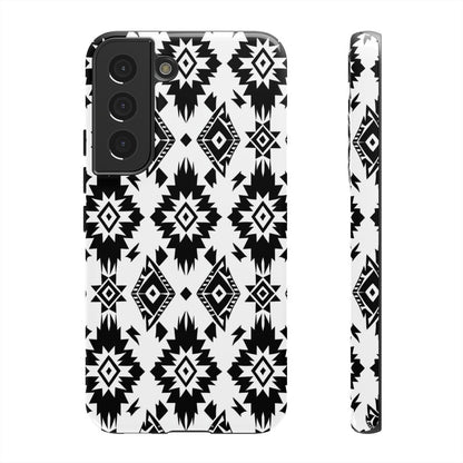 Black White Aztec Tough Case