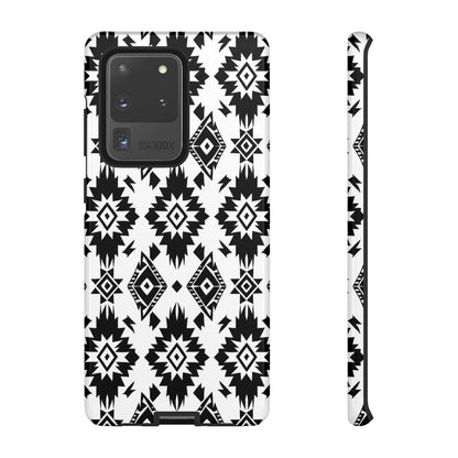 Black White Aztec Tough Case