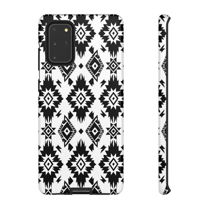 Black White Aztec Tough Case