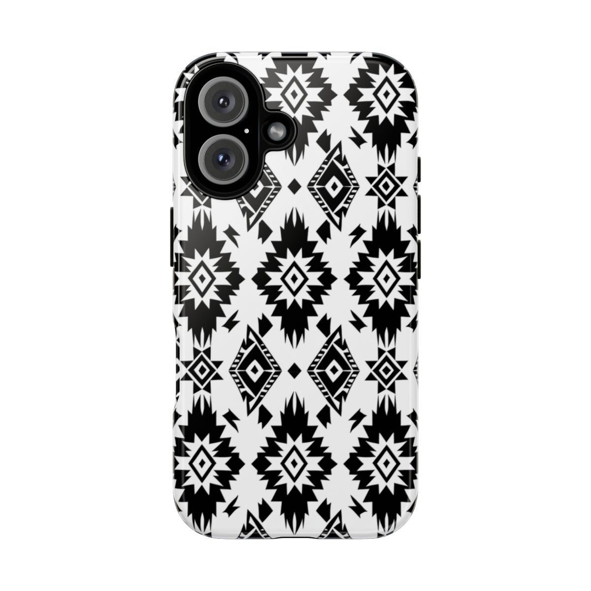 Black White Aztec Tough Case