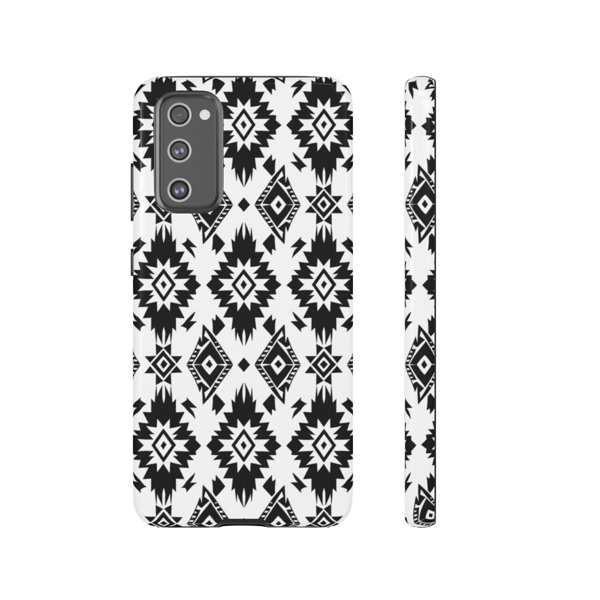Black White Aztec Tough Case