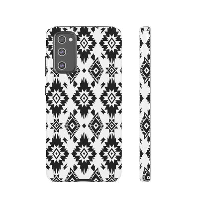 Black White Aztec Tough Case