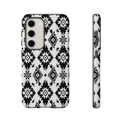 Black White Aztec Tough Case