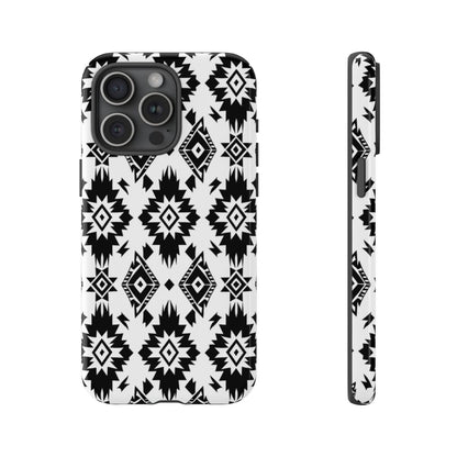 Black White Aztec Tough Case