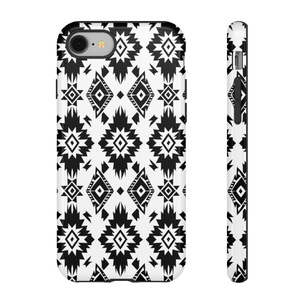 Black White Aztec Tough Case