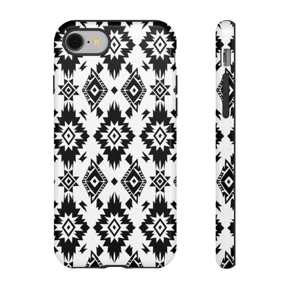 Black White Aztec Tough Case