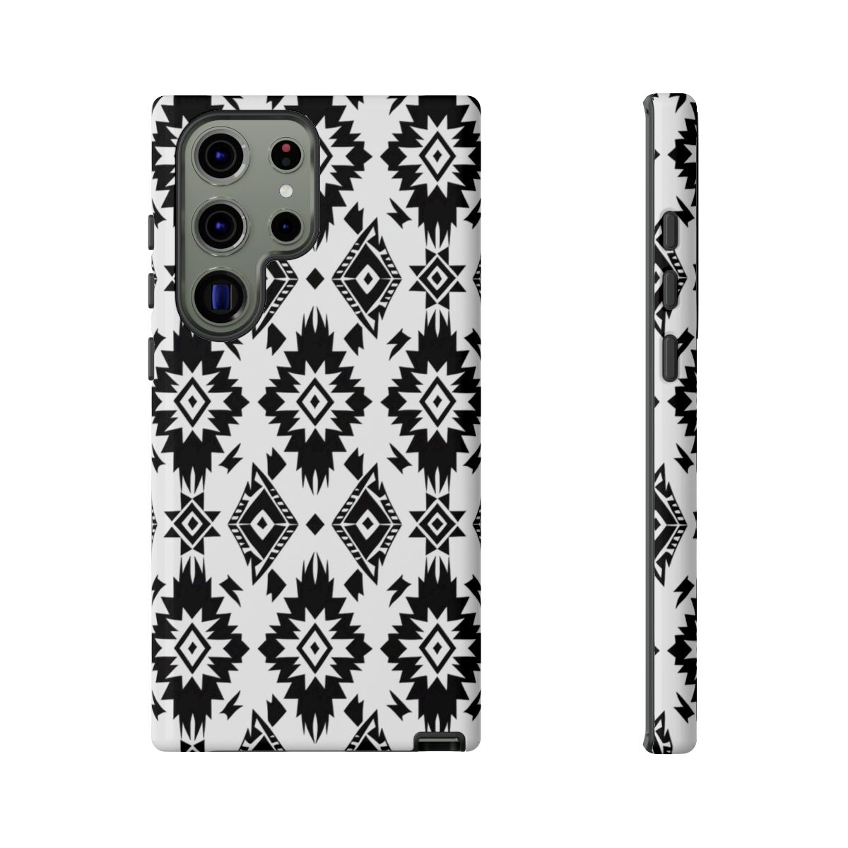 Black White Aztec Tough Case