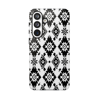 Black White Aztec Tough Case