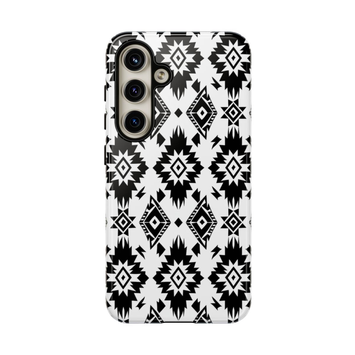 Black White Aztec Tough Case