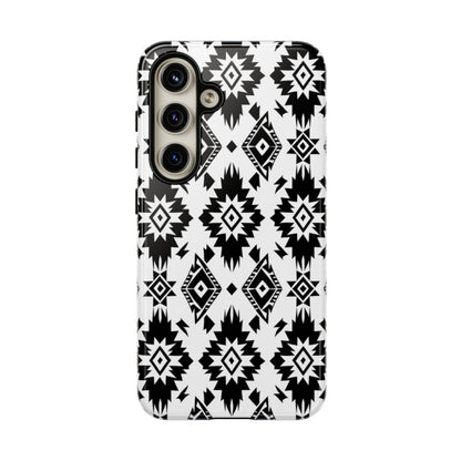 Black White Aztec Tough Case
