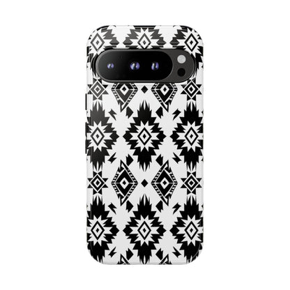 Black White Aztec Tough Case