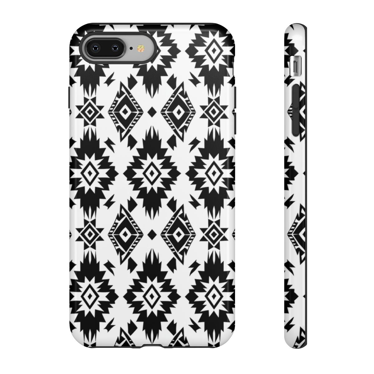 Black White Aztec Tough Case