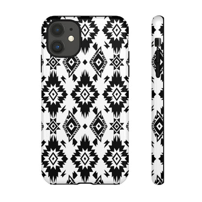 Black White Aztec Tough Case