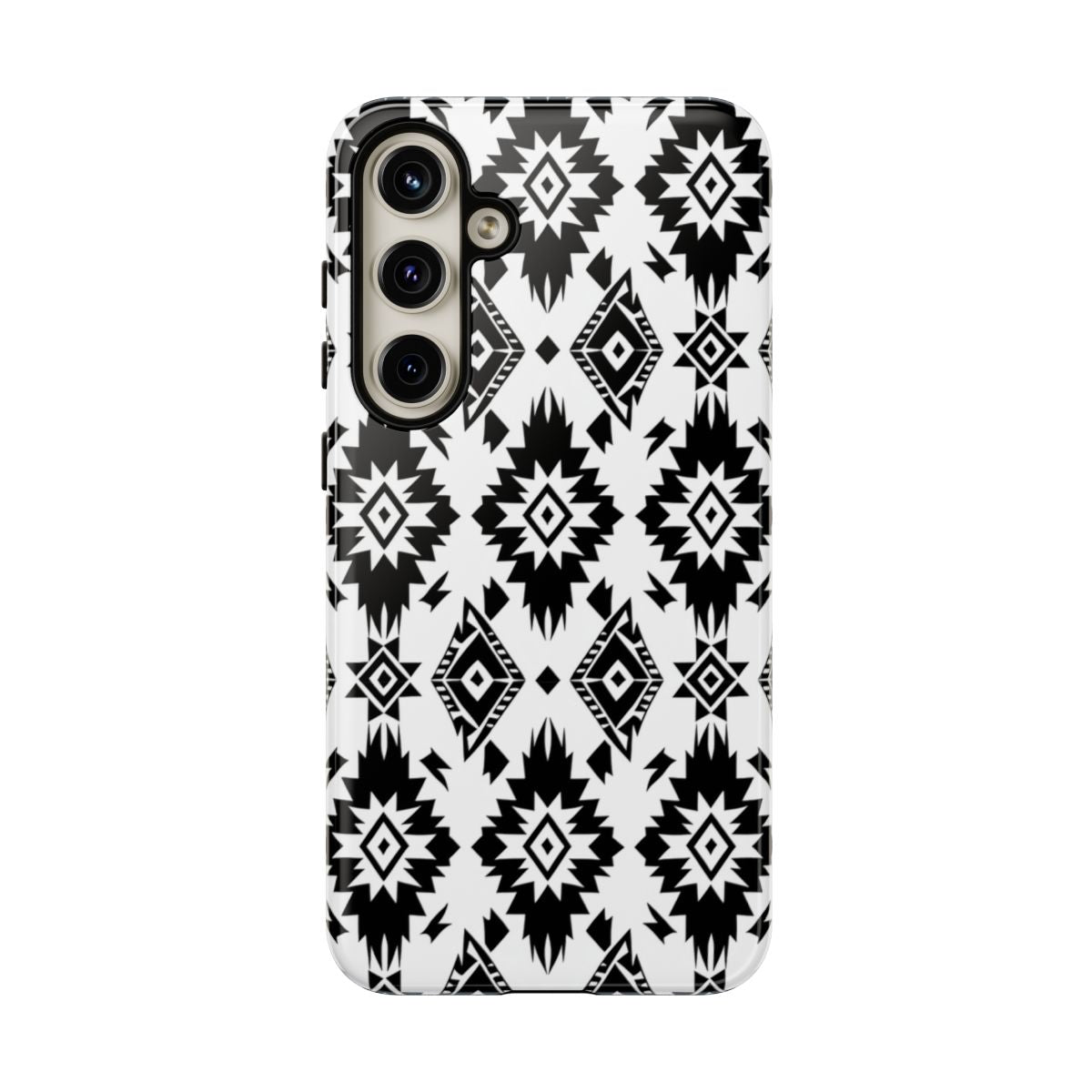 Black White Aztec Tough Case