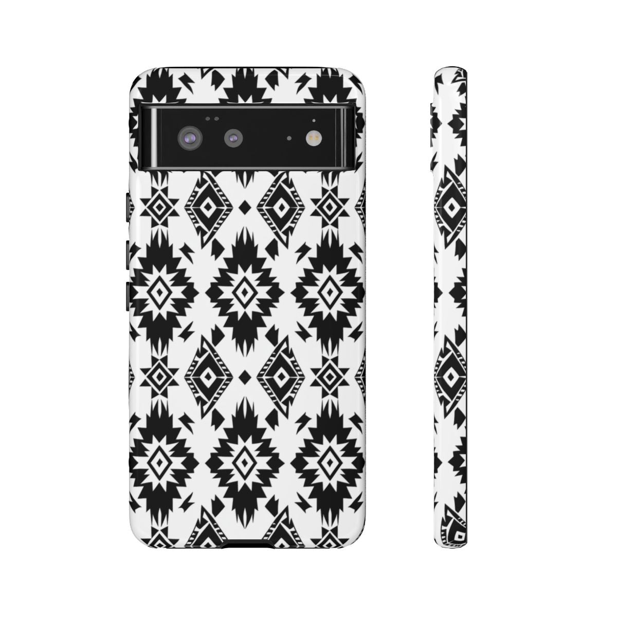 Black White Aztec Tough Case