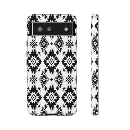 Black White Aztec Tough Case