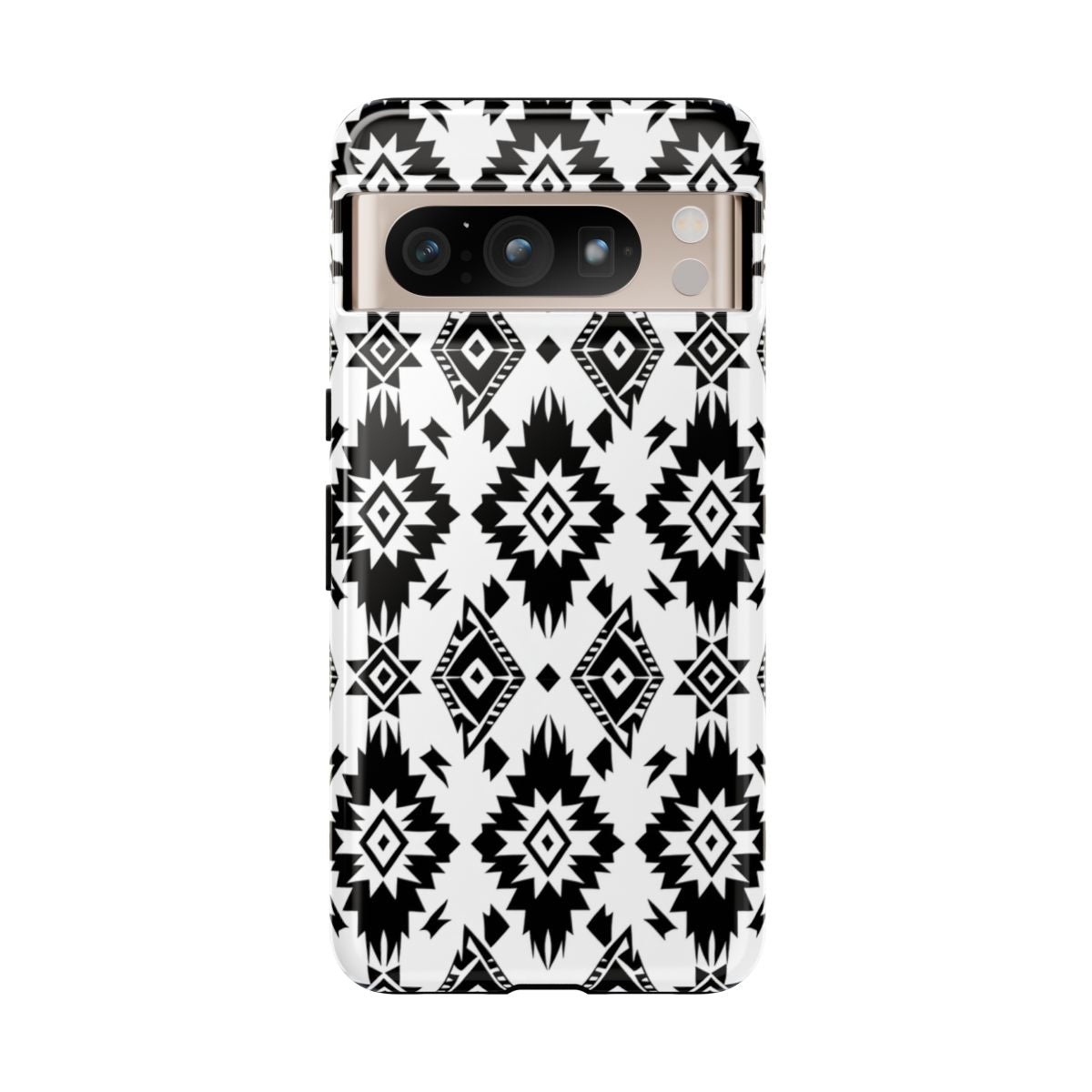 Black White Aztec Tough Case