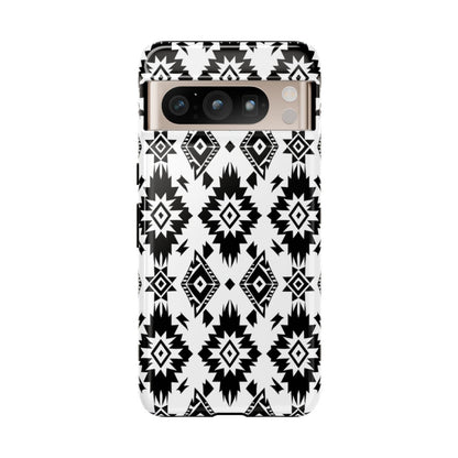 Black White Aztec Tough Case