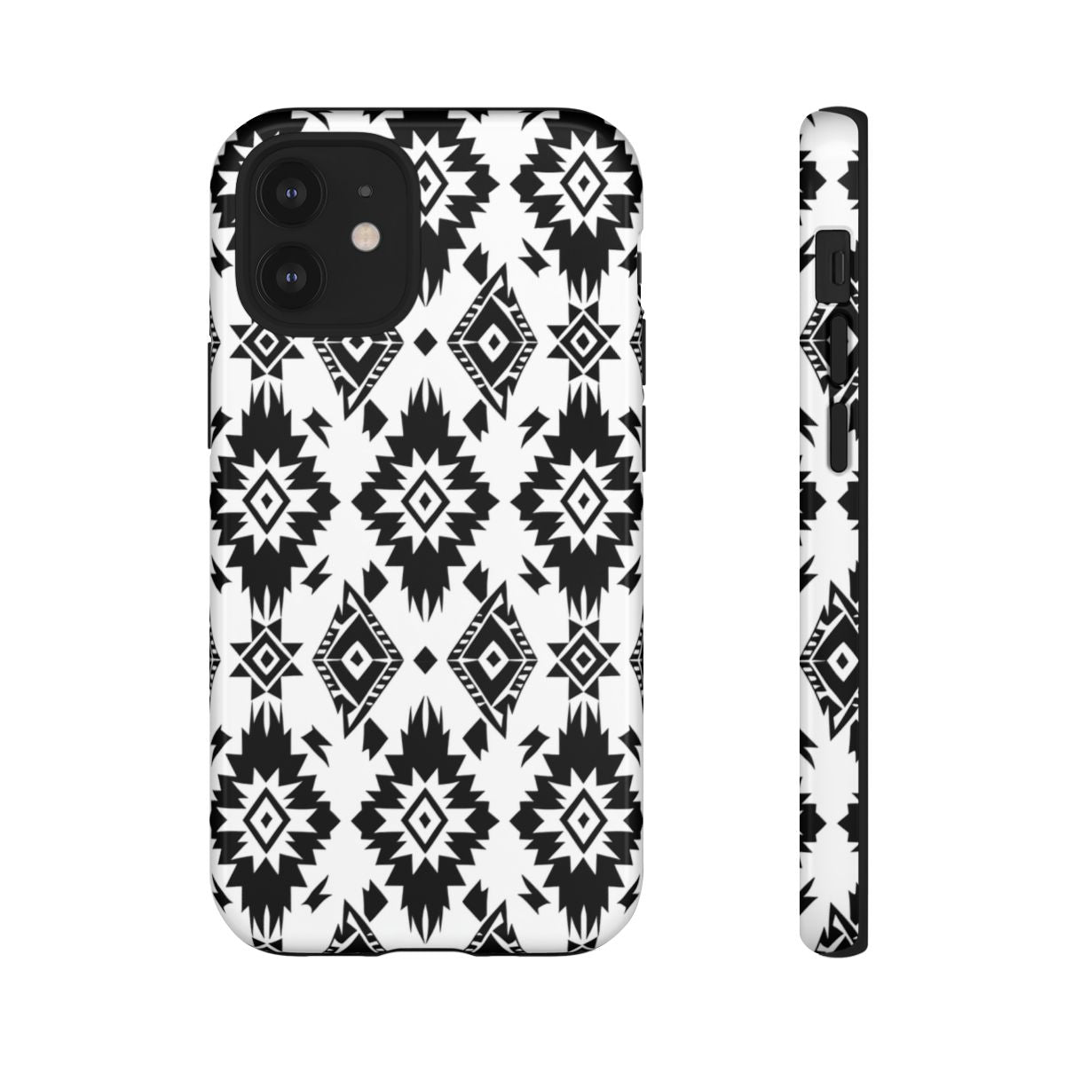 Black White Aztec Tough Case