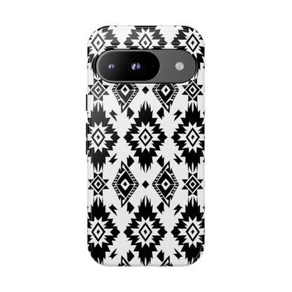 Black White Aztec Tough Case
