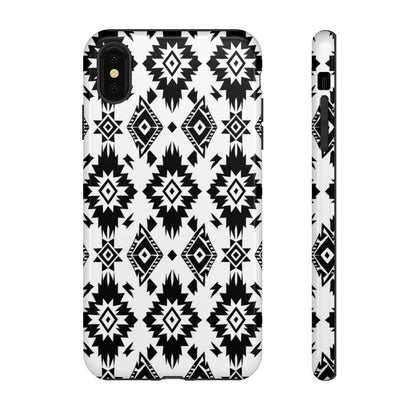 Black White Aztec Tough Case