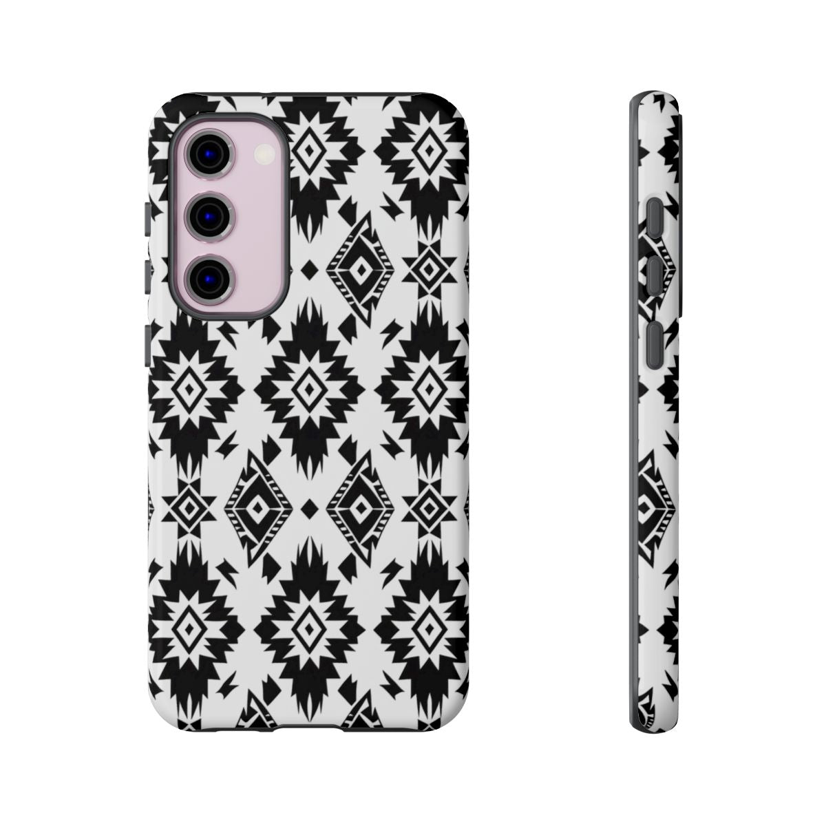 Black White Aztec Tough Case