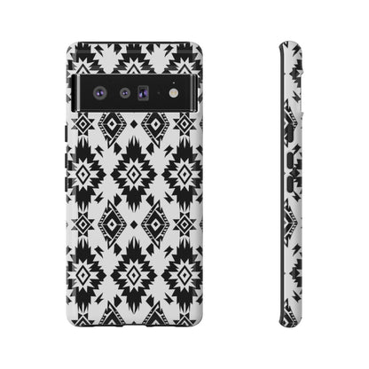 Black White Aztec Tough Case