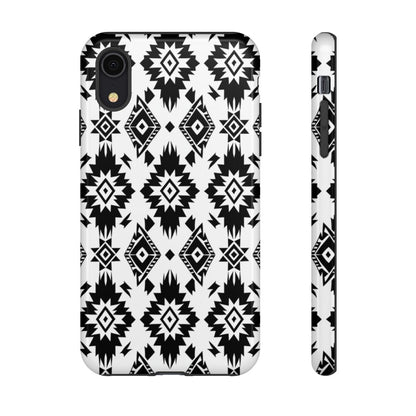 Black White Aztec Tough Case