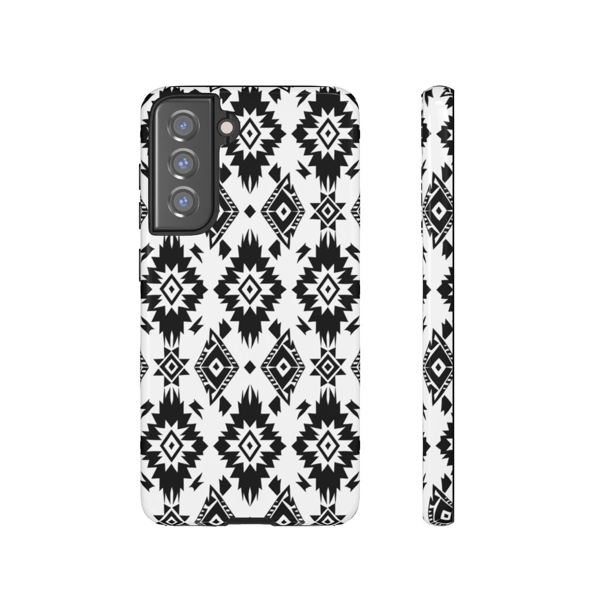 Black White Aztec Tough Case