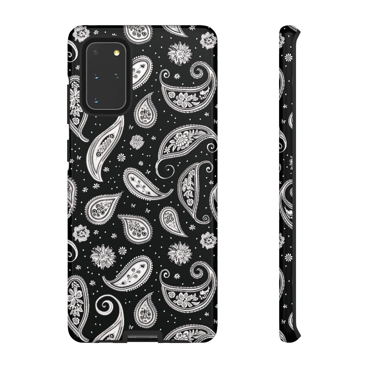 Black White Paisley Tough Case