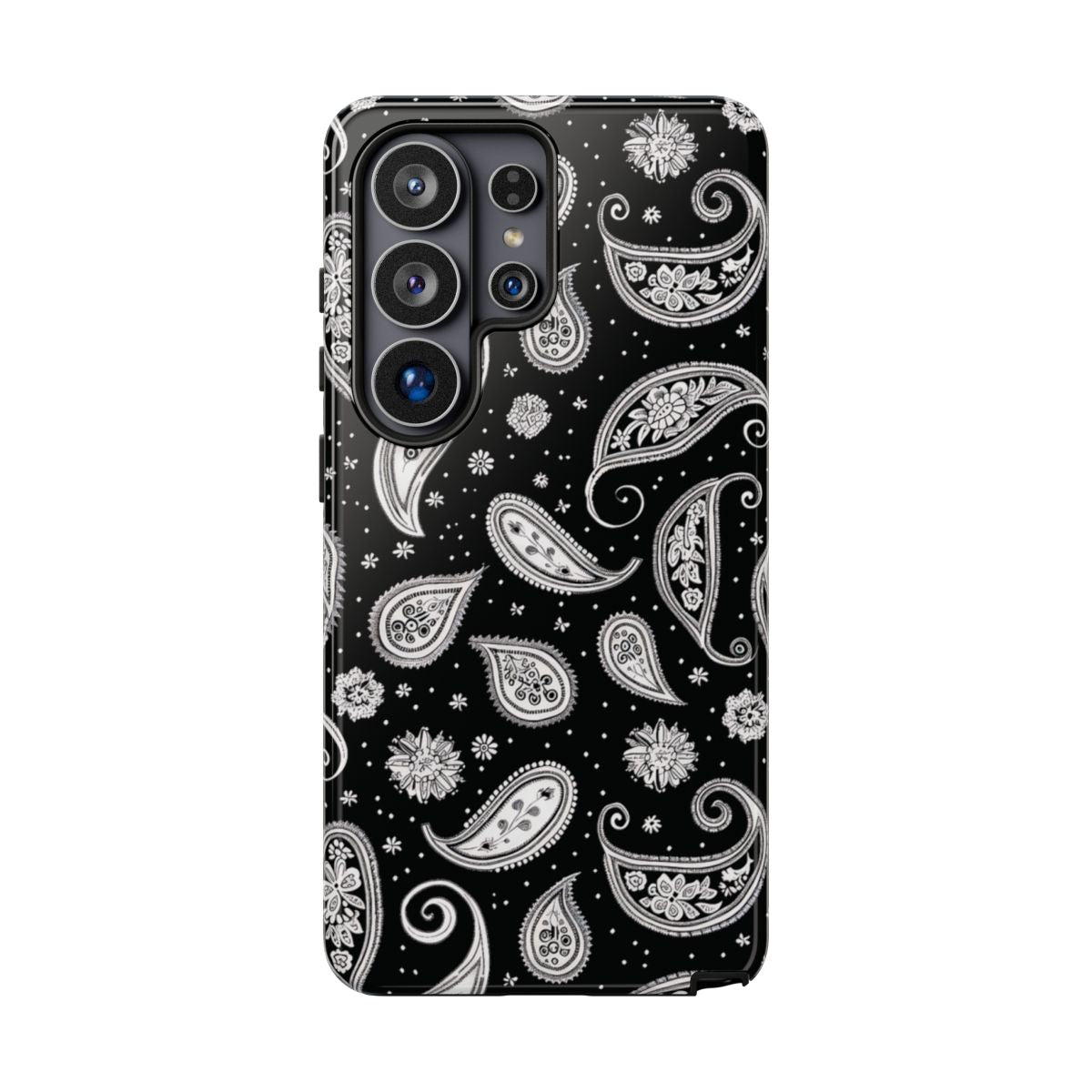 Black White Paisley Tough Case