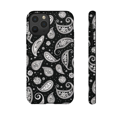 Black White Paisley Tough Case