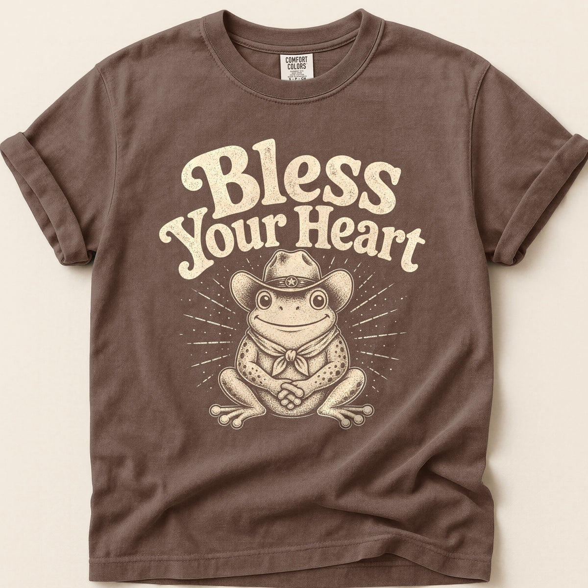 Bless Your Heart T-shirt on Espresso