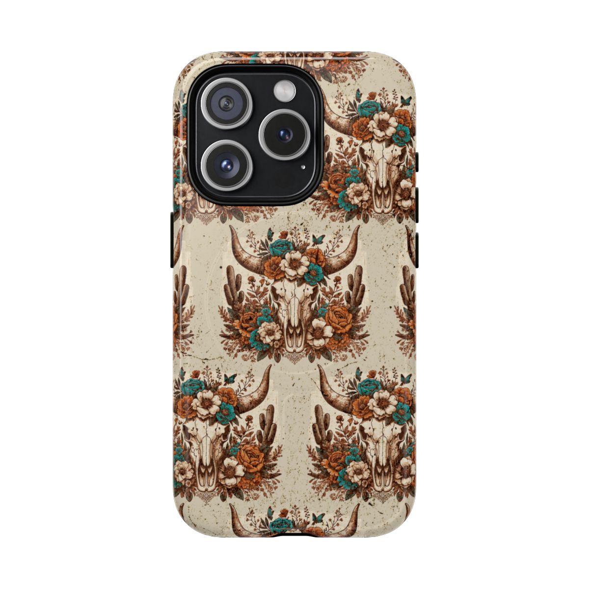Boho Bull Skull Magnetic Case