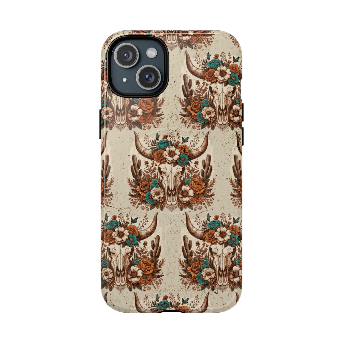 Boho Bull Skull Magnetic Case