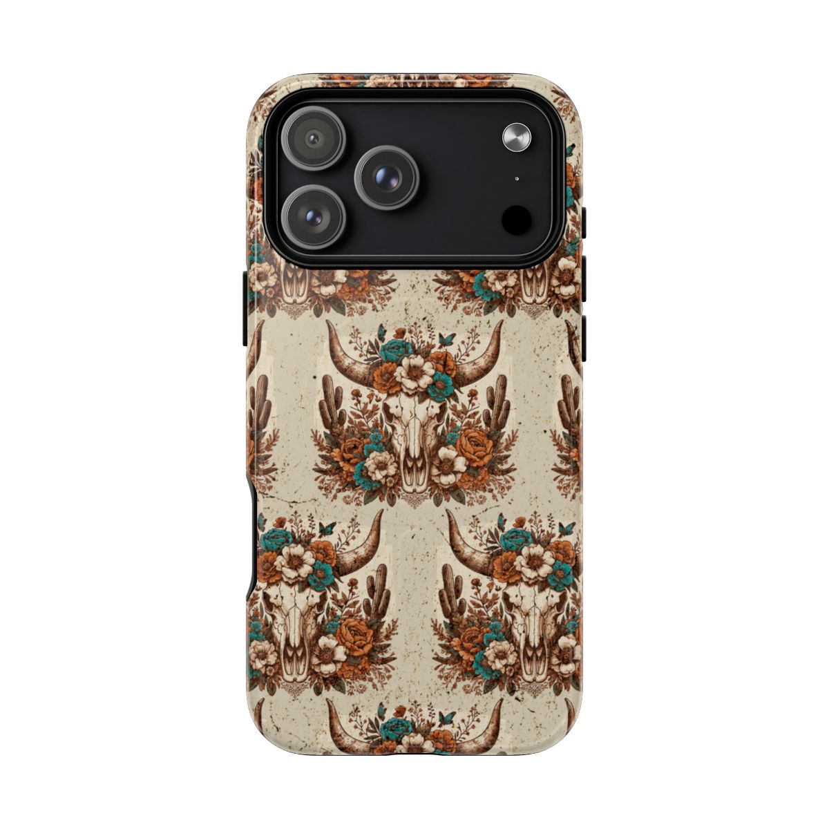 Boho Bull Skull Magnetic Case