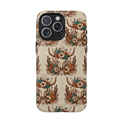 Boho Bull Skull Magnetic Case